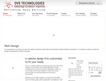 Tablet Screenshot of dvstech.com